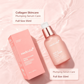 1.85 FL OZ Triple Collagen Facial Serum, Hydrating Plumping Face Essence with Hydrolyzed & Atelo-Collagen