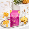 Pineapple Flavor Botanical Gummy Candy, Women's Daily Nutritional Supplement, Natural Plant Blend Soft Chews