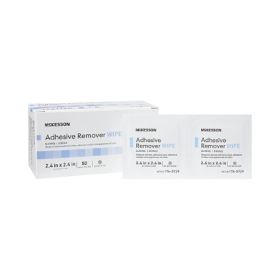Adhesive Remover Wipes 2.4" x 2.4". Pack of 50 Non-sensitizing
