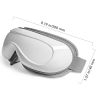 Eye Massager with Heat & Remote, Heated Eye Massage Mask with 5 Modes and Bluetooth Music, 180° Foldable Eye Care Massager for Eye Strain, Dry Eyes