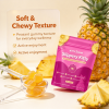 Pineapple Flavor Botanical Gummy Candy, Women's Daily Nutritional Supplement, Natural Plant Blend Soft Chews